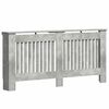 vidaXL Capac pentru radiator Gri din beton 172 x 19 x 81,5 cm