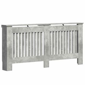 vidaXL Capac pentru radiator Gri din beton 172 x 19 x 81,5 cm