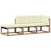 vidaXL 3 buc. Unități de sofa sectional de exterior natural