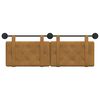 vidaXL Cap de pat suspendat Pe perete Maro 150 x 55 x 5 cm Catifea