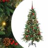 vidaXL Brad de Crăciun artificial cu ramuri articulare Verde 150 cm