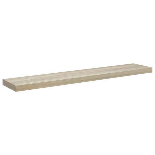 vidaXL Raft de perete suspendat, stejar, 120x23,5x3,8 cm, MDF