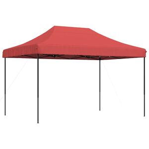 vidaXL Cort de petrecere pliabil Pop-Up, 410x279x315 cm, vișiniu