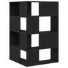 vidaXL Dulap pentru cărți 2 pcs Stejar Negru 85 x 85 x 140 cm