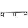 vidaXL Suport pentru monitor, gri sonoma, 105x23x15,5 cm lemn compozit