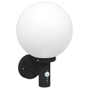 vidaXL Lumină de perete pentru exterior Negru 28 x 25 x 38 cm