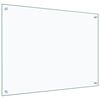 vidaXL Panou antistropi bucătărie 2 buc. transparent 80x60 cm sticlă