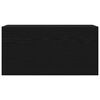 vidaXL Dulap de perete de baie, negru, 80x25x40 cm, lemn prelucrat