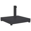vidaXL Bază pentru umbrelă Gri &icirc;nchis 45 x 45 x 31,5 cm