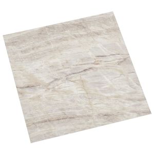 vidaXL Plăci de Pardoseală Maro și Bej 5,11 m&sup2; 55 buc. PVC