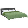 vidaXL Duvet complet pe tot parcursul anului Patos Verde 240 x 260 cm