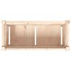 vidaXL Jardinier de grădină cu picioare, 70x31x70cm, lemn masiv de pin