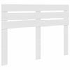 vidaXL Pat cu storage cu headboard Alb 140 x 200 cm Lemn compozit