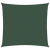 vidaXL P&acirc;nză parasolar, verde &icirc;nchis, 4x4 m, țesătură oxford, pătrat