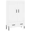 vidaXL Dulap &icirc;nalt, alb, 69,5x31x115 cm, lemn prelucrat