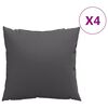 vidaXL Perne de canapea, 4 buc., antracit, 50x50 cm, textil