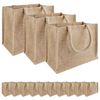vidaXL Geantă de iută 50 natural 26 x 22 x 14 cm 100% iută Tossa