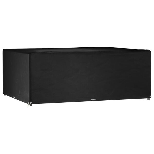 vidaXL Husă pentru mobilier grădină, 16 ocheți, 300x250x90 cm, pătrat