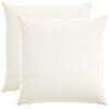 vidaXL Perna decorativă 2 buc. HEERLEN Alb 60 x 60 cm Țesătură