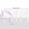 vidaXL St&acirc;lp de gard. Gri 50 x 0,6 m (plasă de 36 mm) Oțel și PVC
