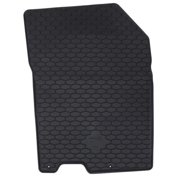 vidaXL Covor pentru mașină 4 pcs Negru Cauciuc