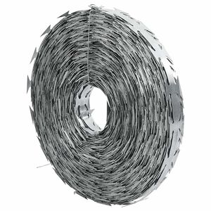 vidaXL S&acirc;rmă ghimpată Concertina, oțel galvanizat, 500 m