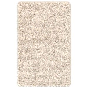 vidaXL Covoare de baie anti-derapante Crem 50 x 80 cm PP