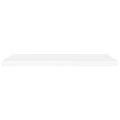 vidaXL Raft de perete suspendat, alb, 90x23,5x3,8 cm, MDF