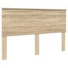 vidaXL Tăblie cap cu headboard Stejar Sonoma 160 cm Lemn compozit
