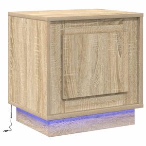 vidaXL Dulap de noapte Stejar Sonoma 44 x 34,5 x 45 cm Lemn prelucrat