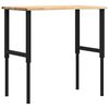vidaXL Banc lucru 100x60x(71,5-98) cm lemn masiv stejar