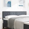 vidaXL Tăblie cap cu headboard Gri închis 160 cm Piele artificială