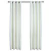 vidaXL Perdele opace cu inele, 2 buc., crem, 140x175 cm, catifea