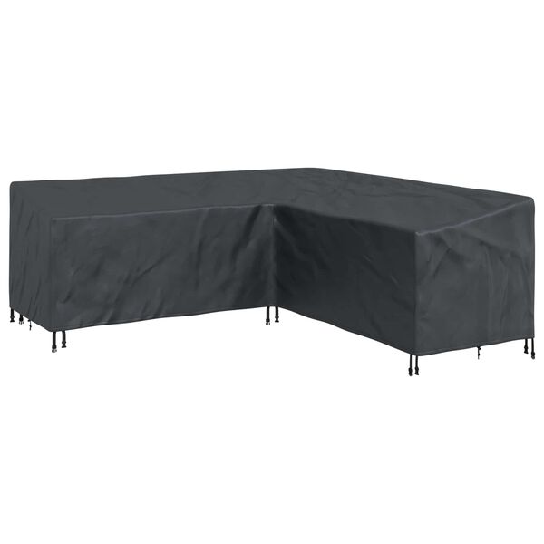 vidaXL Husă pentru mobilă Negru 235 x 235 x 80 cm Material Oxford 420D