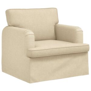 vidaXL Canapea Crem 84 x 80 x 85 cm țesătură