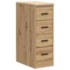 vidaXL Dulap de depozitare pentru garaj Artisan Stejar 30x51x85 cm