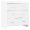 vidaXL Bufet Alb 75 x 33 x 80 cm Lemn prelucrat