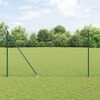 vidaXL Gard cu St&acirc;lp Verde 1,6 x 10 m Oțel și PVC