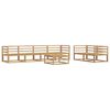 vidaXL Set de canapele de exterior 7 pcs Alb