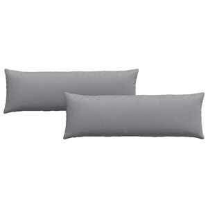 vidaXL Perne pentru canapea 2 pcs Gri deschis 120 x 40 cm țesătură
