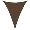 vidaXL P&acirc;nză parasolar, maro, 3x4x4 m, HDPE, 160 g/m&sup2;