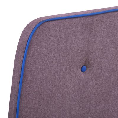 vidaXL Cadru de pat, gri taupe, 90 x 200 cm, material textil