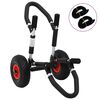 vidaXL Cărucior de SUP pentru placa de surf pliabil, 45 kg, aluminiu