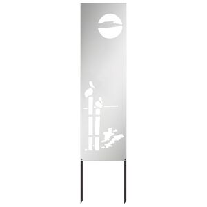 vidaXL Ecran de intimitate pentru grădină Argintiu 32 x 140 cm