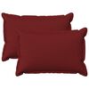 vidaXL Husă pentru pernă 2 pcs HOUTEN Roșu Vin 30 x 50 cm In sintetic
