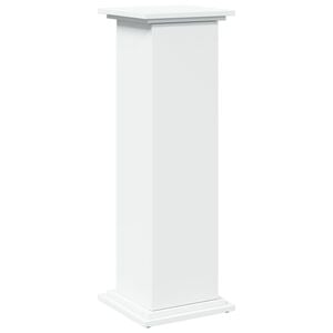 vidaXL Suport prezentare cu depozitare alb 31x30x90 cm lemn prelucrat