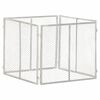 vidaXL Compostor de grădină, 85x85x70 cm, fier galvanizat