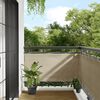 vidaXL Paravan de balcon, bej, 75x800 cm, 100% poliester oxford