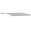 vidaXL Cort electric retractabil Antracit și Alb 4 x 2 m