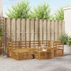 vidaXL Seturi de canapele natural Lemn Solid de Acacia